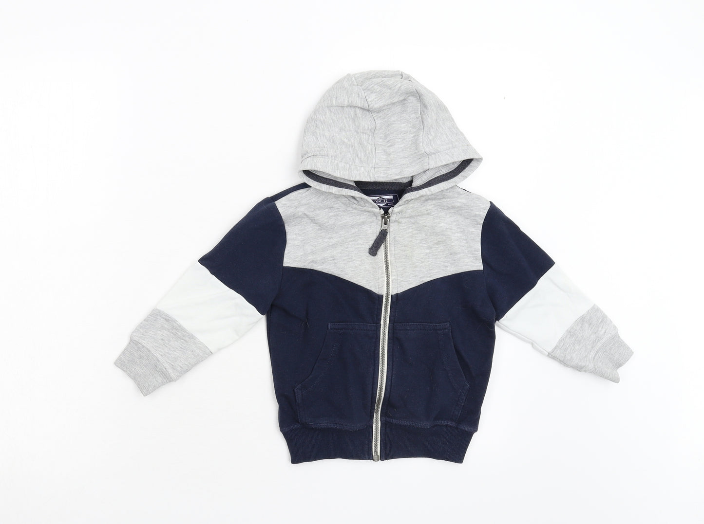 NEXT Boys Multicoloured   Full Zip Hoodie Size 2-3 Years