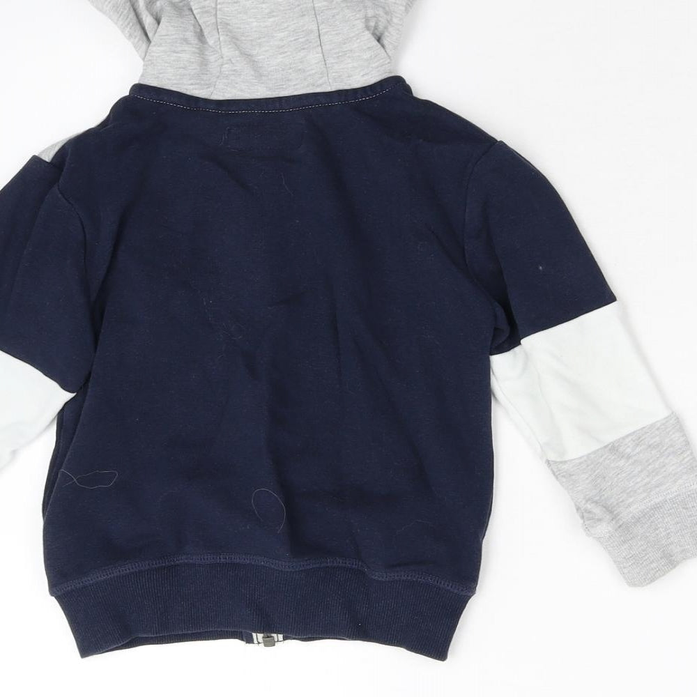 NEXT Boys Multicoloured   Full Zip Hoodie Size 2-3 Years