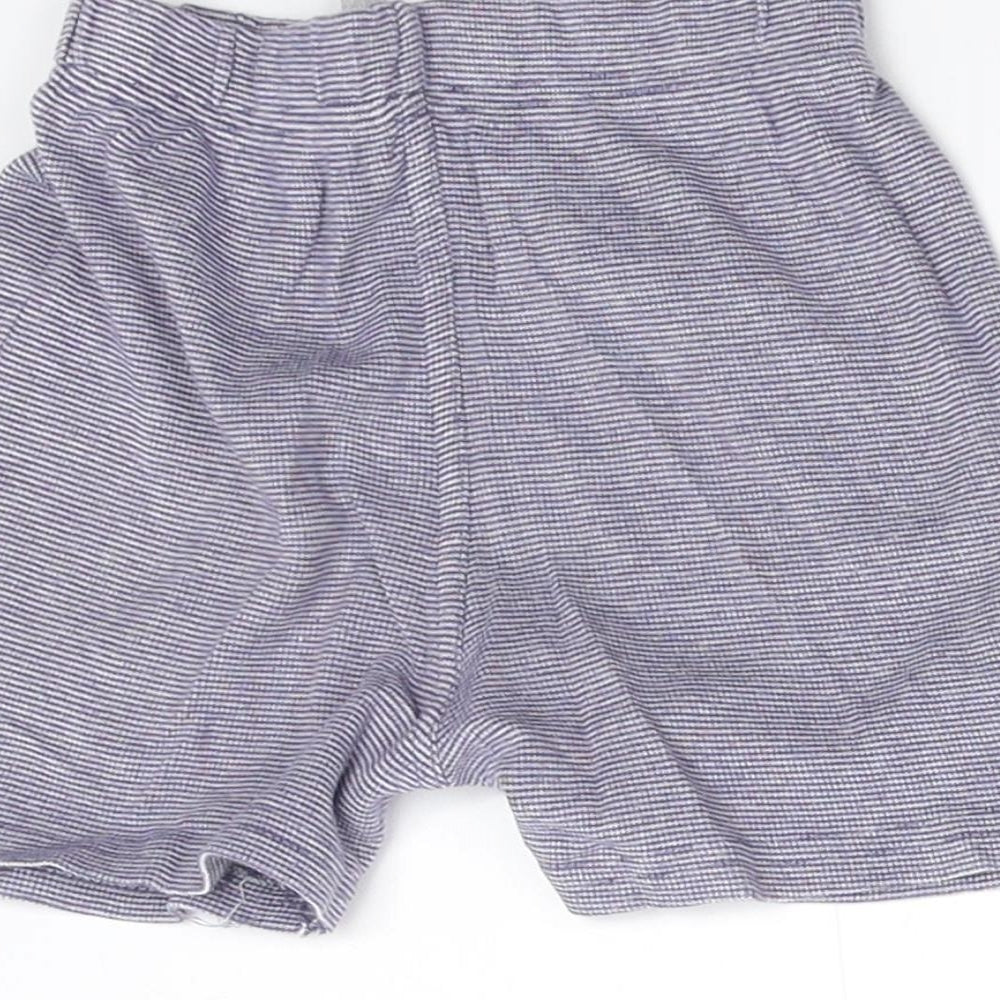 George Baby Blue Striped   Trousers Size 12-18 Months