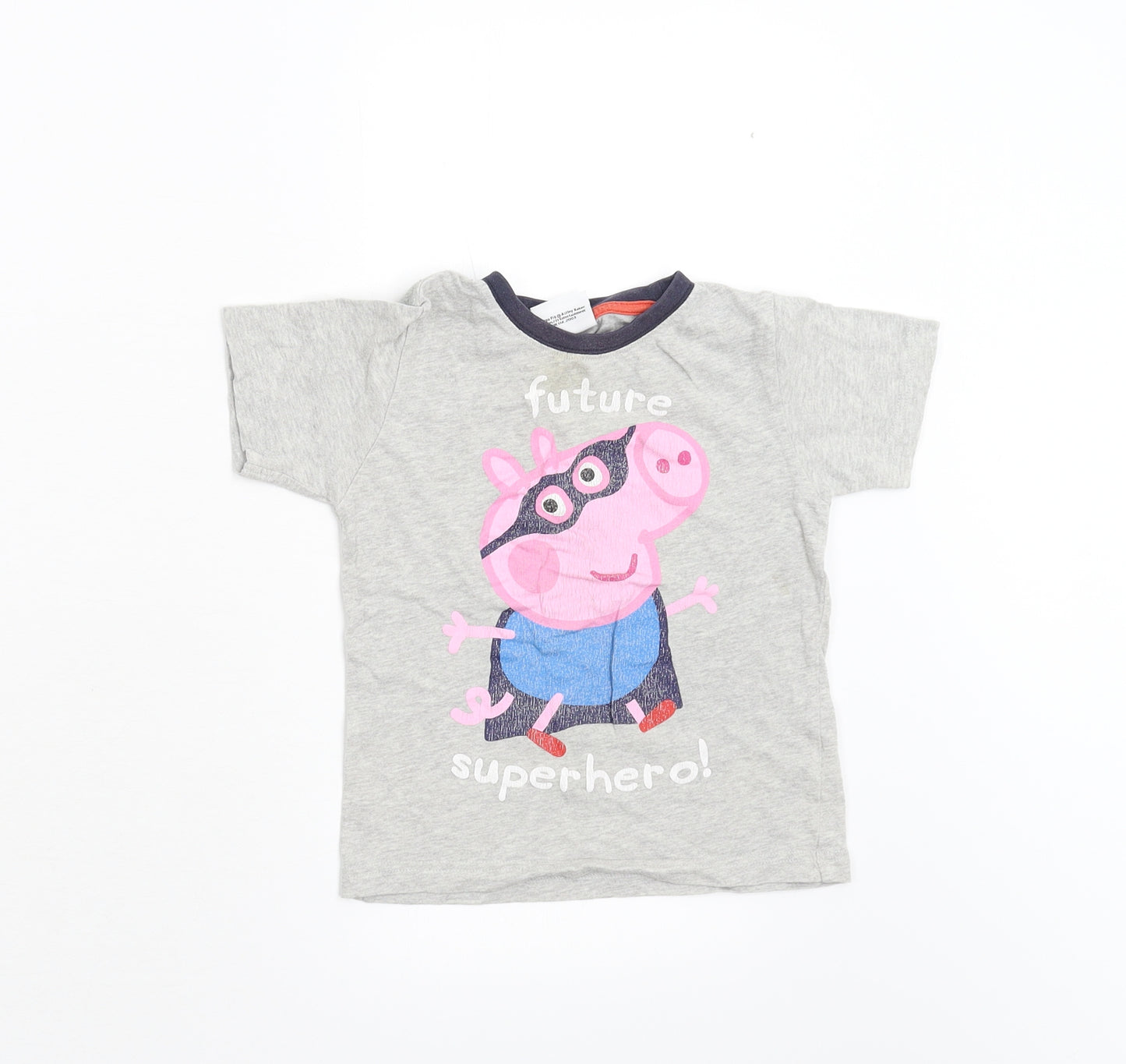 NEXT Baby Grey   Basic T-Shirt Size 18-24 Months  - Peppa Pig