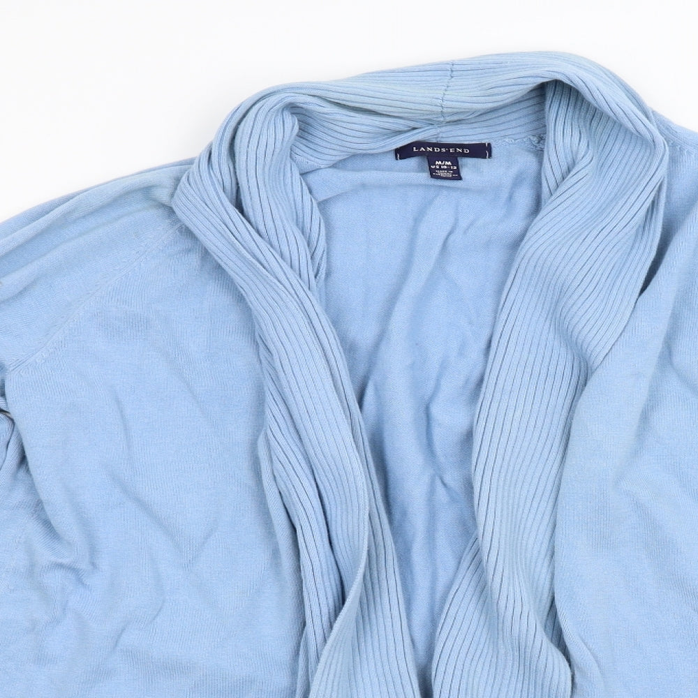 Lands' End Womens Blue   Cardigan Jumper Size M
