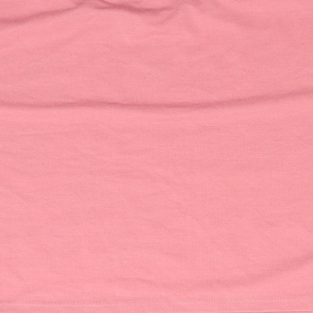 Miss Evie Girls Pink   Basic T-Shirt Size 11-12 Years