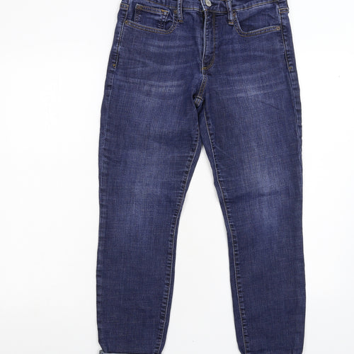 Gap Womens Blue  Denim Skinny Jeans Size 10 L25 in