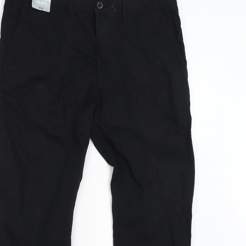 M&S Mens Black   Trousers  Size 36 L29 in