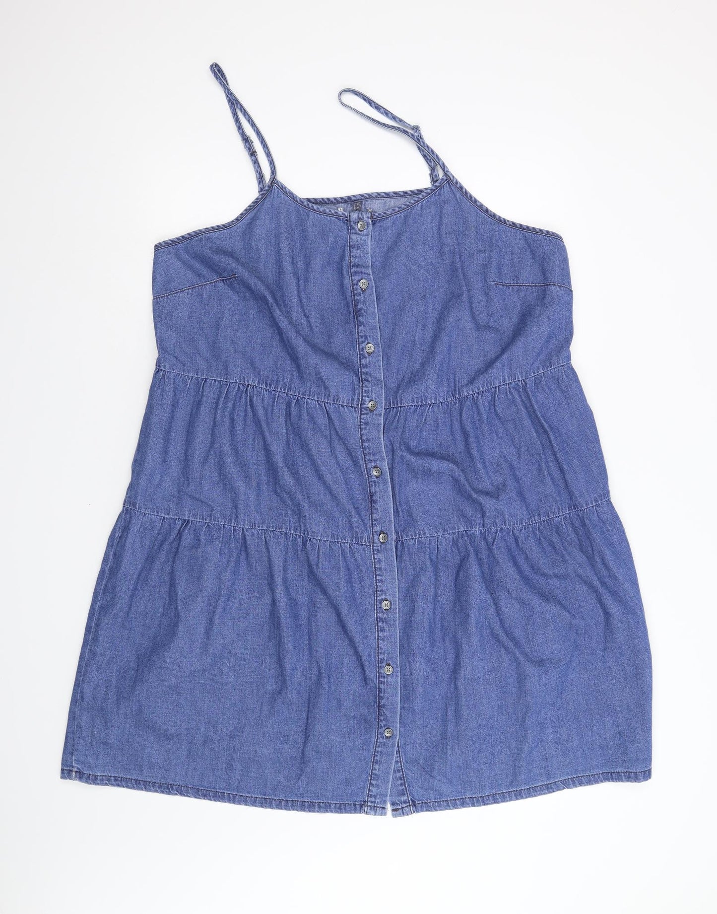 TU Womens Blue  Damask Slip Dress  Size 22