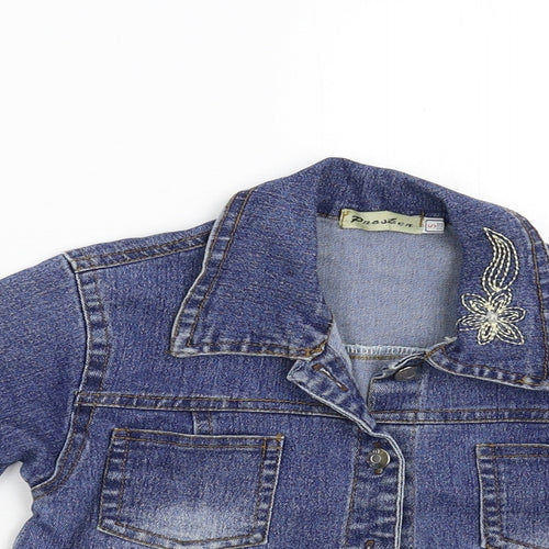 Prosken Girls Blue  Denim Jacket  Size 5 Years