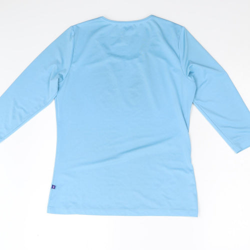 Buinness Boutique Womens Blue   Basic T-Shirt Size M