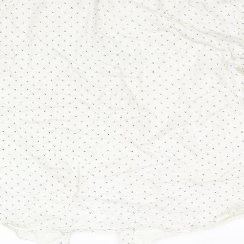 River Island Mens White Geometric   Button-Up Size 17.5