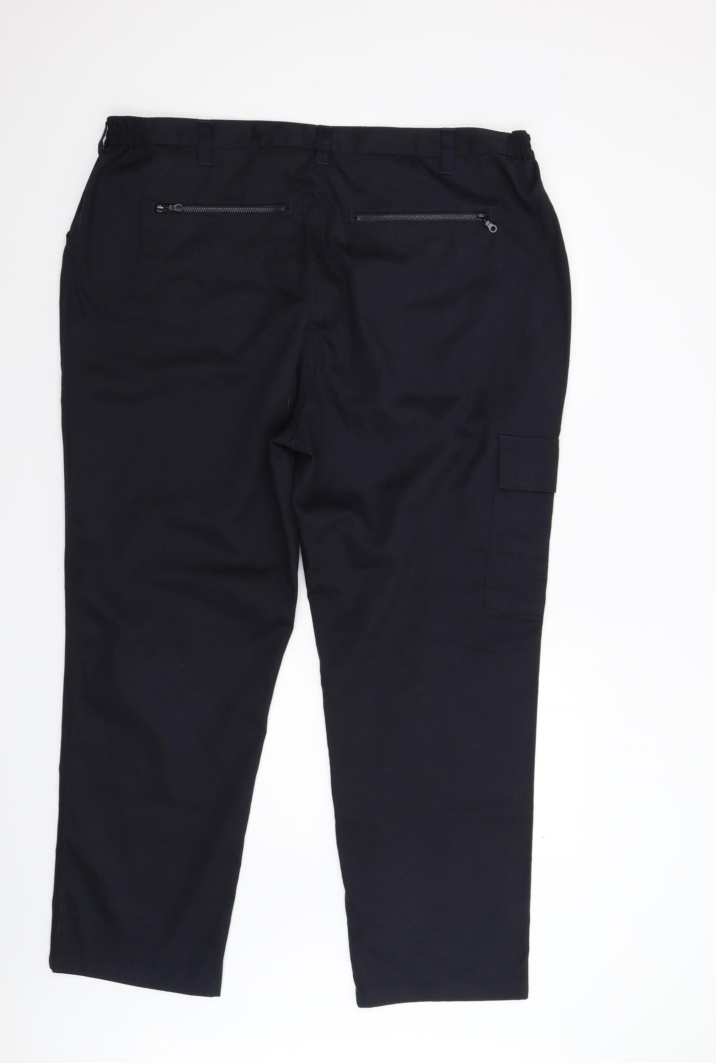 Cotton Traders Womens Blue   Cargo Trousers Size 42 L29 in