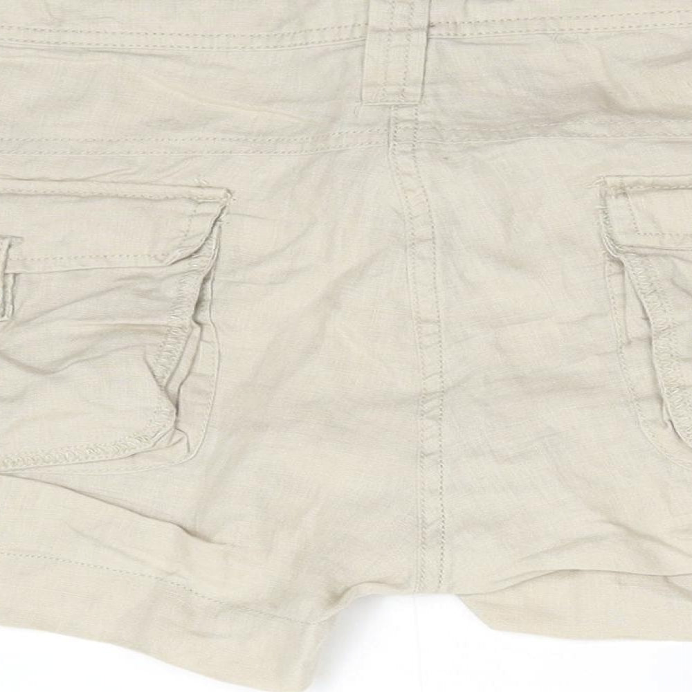 Primark Womens Beige   Hot Pants Shorts Size 16