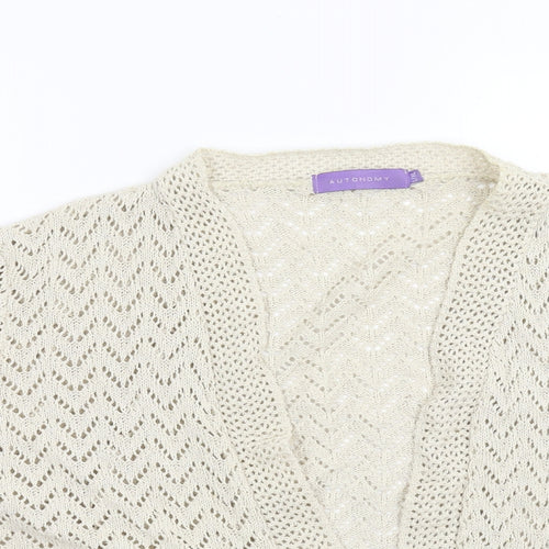Autonomy Womens Beige   Shrug Jumper Size XL