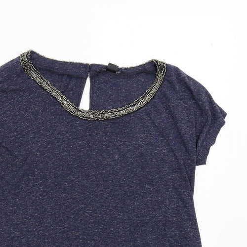 ESMARA Womens Blue   Basic T-Shirt Size 14