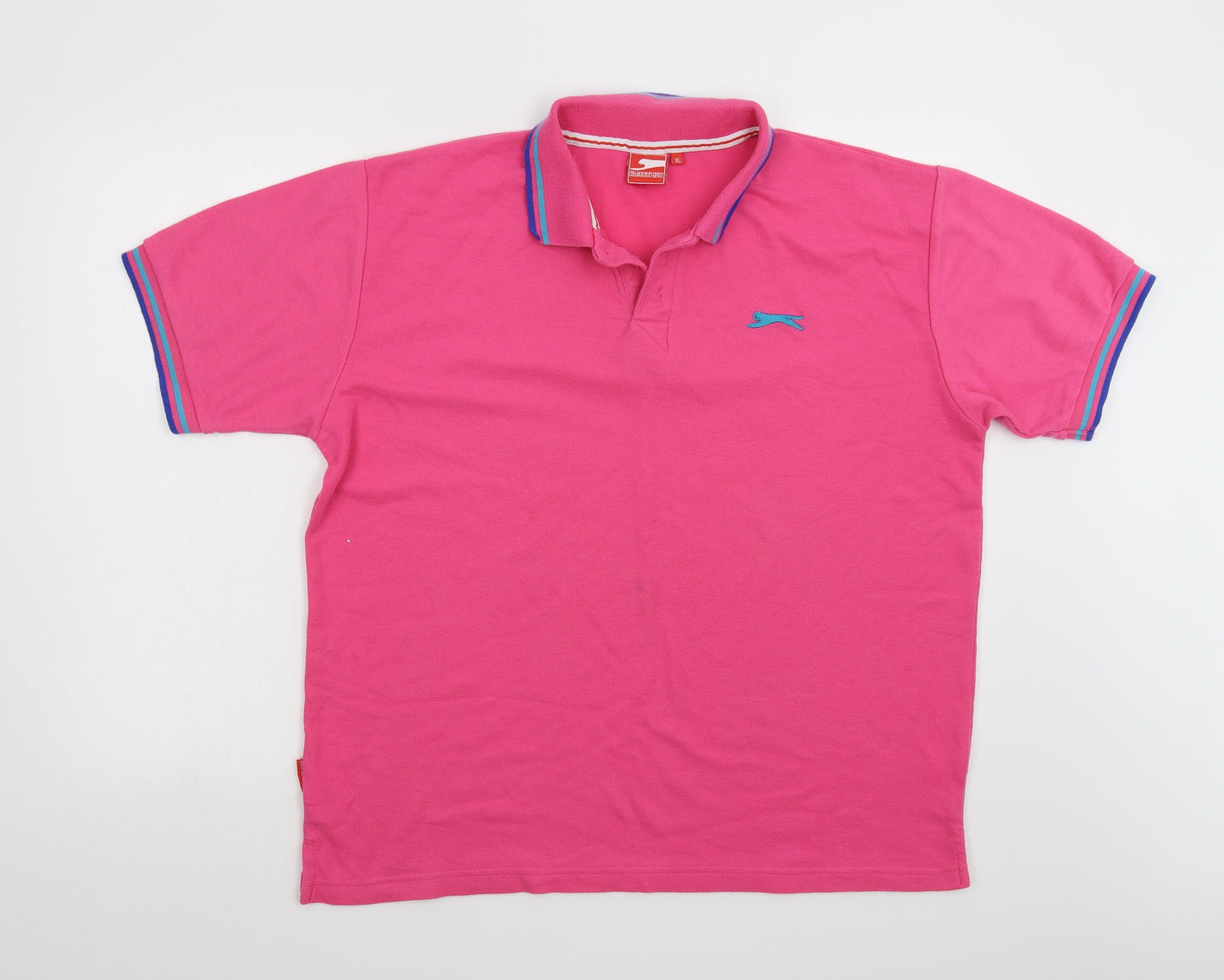 Slazenger Mens Pink    Polo Size XL
