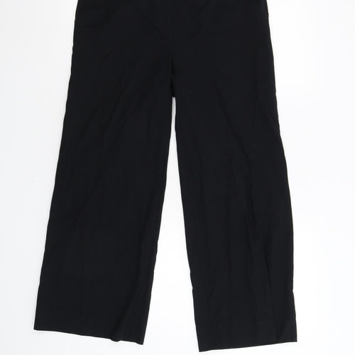 Preworn Womens Black   Trousers  Size 12 L26 in