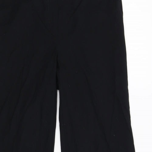 Preworn Womens Black   Trousers  Size 12 L26 in