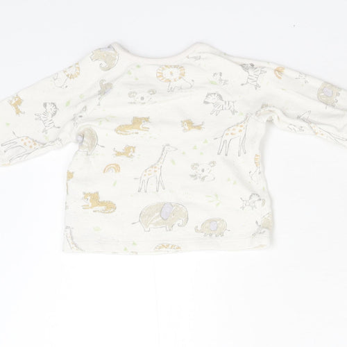 George Baby Multicoloured Animal Print  Basic T-Shirt Size 3-6 Months