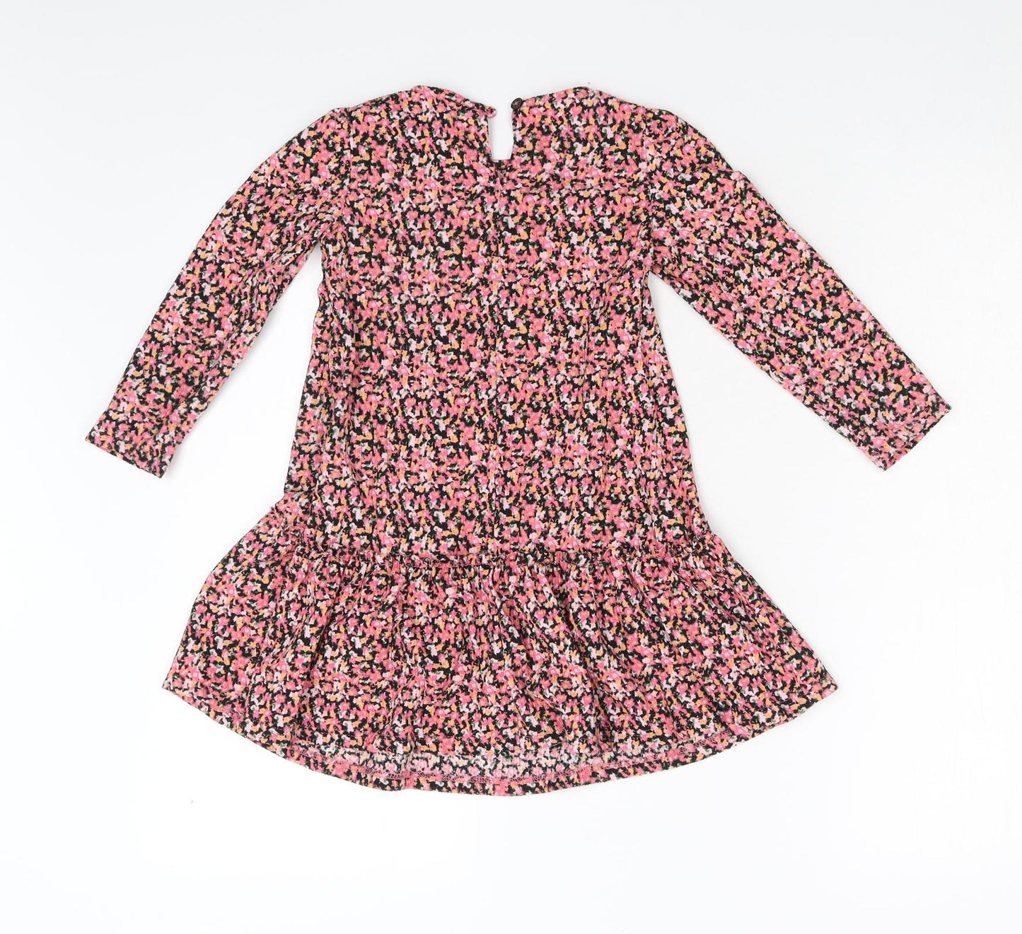 Primark Girls Pink Floral  Fit & Flare  Size 4-5 Years