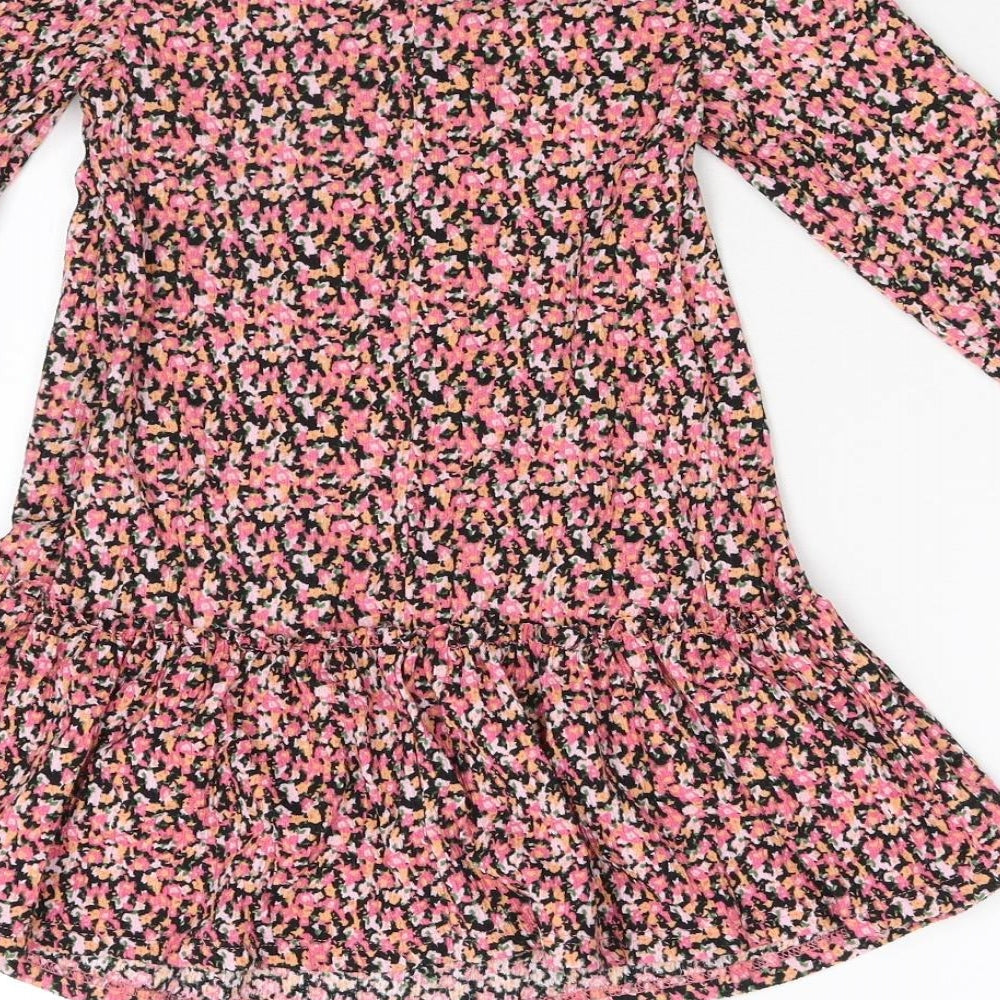 Primark Girls Pink Floral  Fit & Flare  Size 4-5 Years
