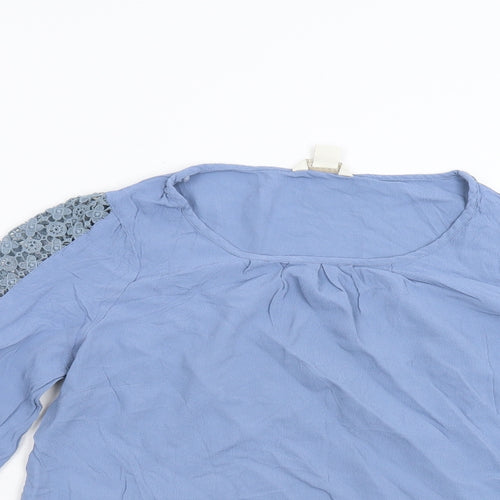 Monsoon Womens Blue   Basic Blouse Size 8