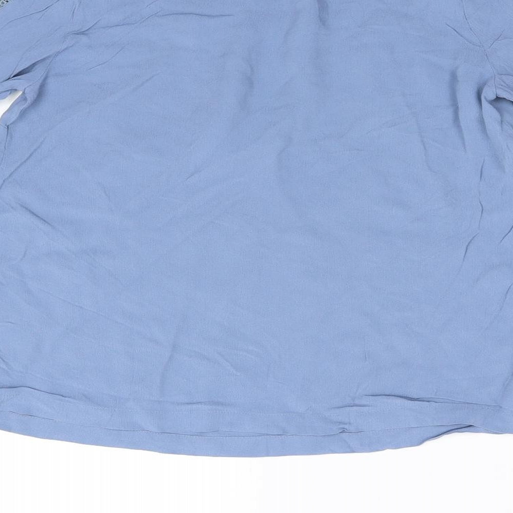 Monsoon Womens Blue   Basic Blouse Size 8