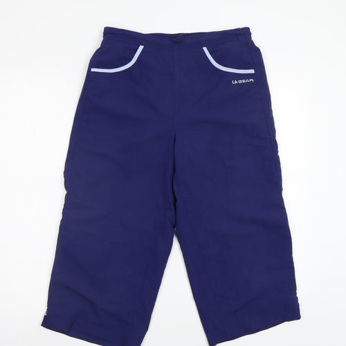 LA Gear Womens Blue   Bermuda Shorts Size S - Elastic Waist Band