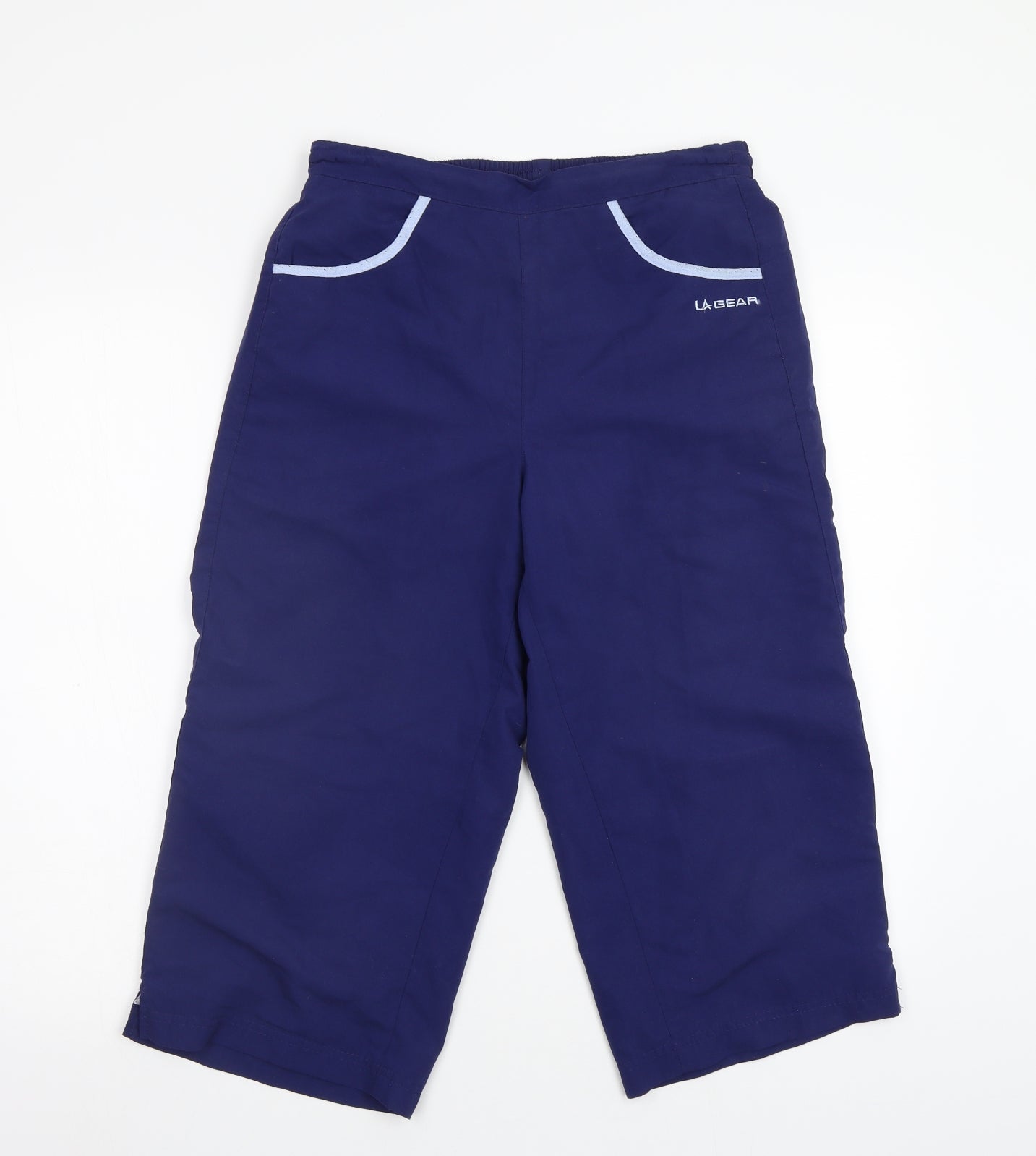 LA Gear Womens Blue   Bermuda Shorts Size S - Elastic Waist Band