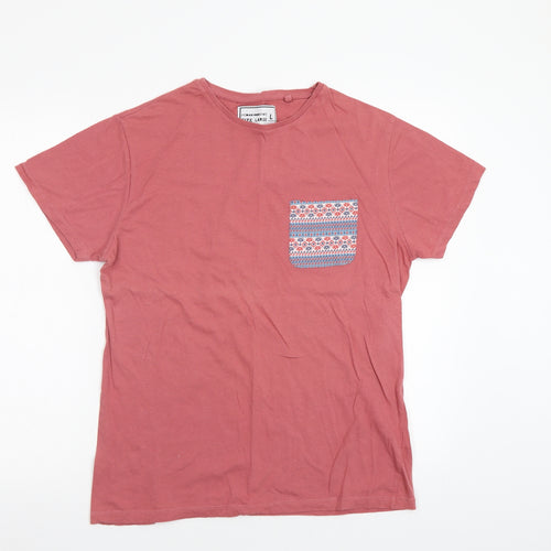 Cedar Wood State Womens Pink   Basic T-Shirt Size L