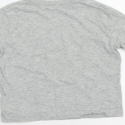Gap Boys Grey   Basic T-Shirt Size 3 Years  - Dinosaur