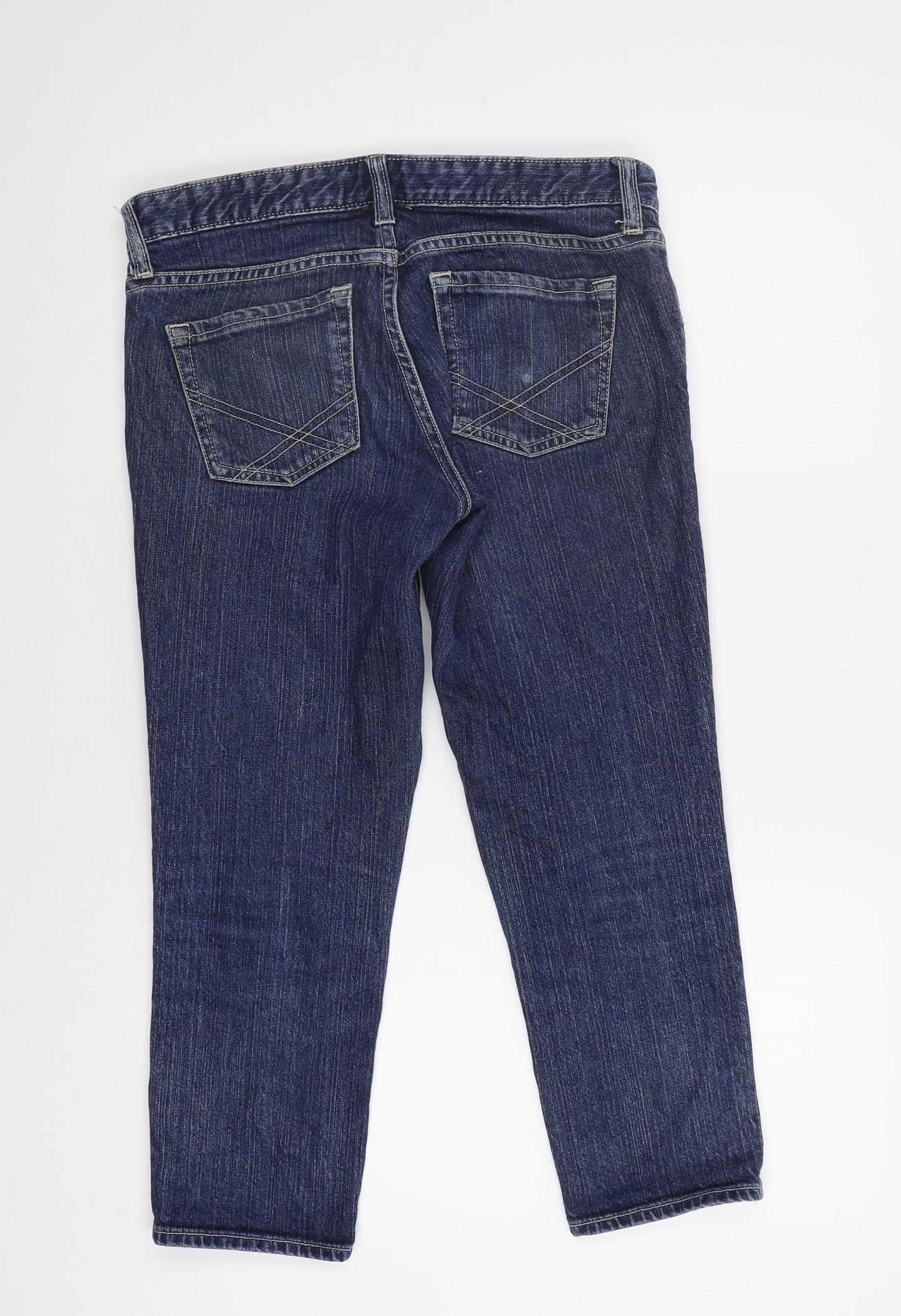 Gap Womens Blue  Denim Straight Jeans Size 8 L23 in