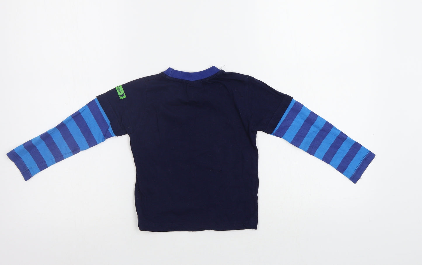 In the Night Garden Boys Blue Striped  Basic T-Shirt Size 2-3 Years  - Iggle Piggle