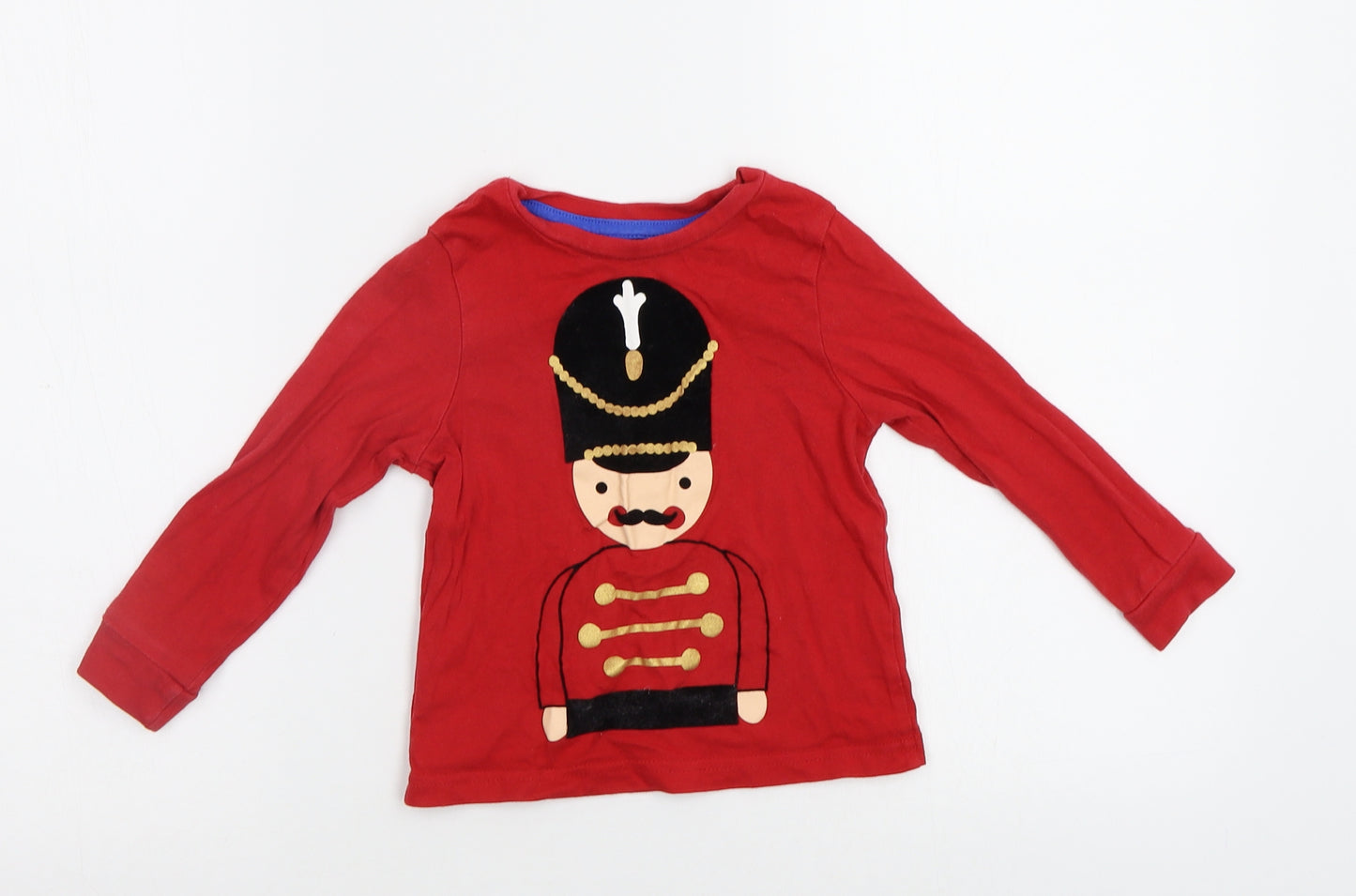 George Boys Red   Basic T-Shirt Size 2-3 Years  - Queen's Guard