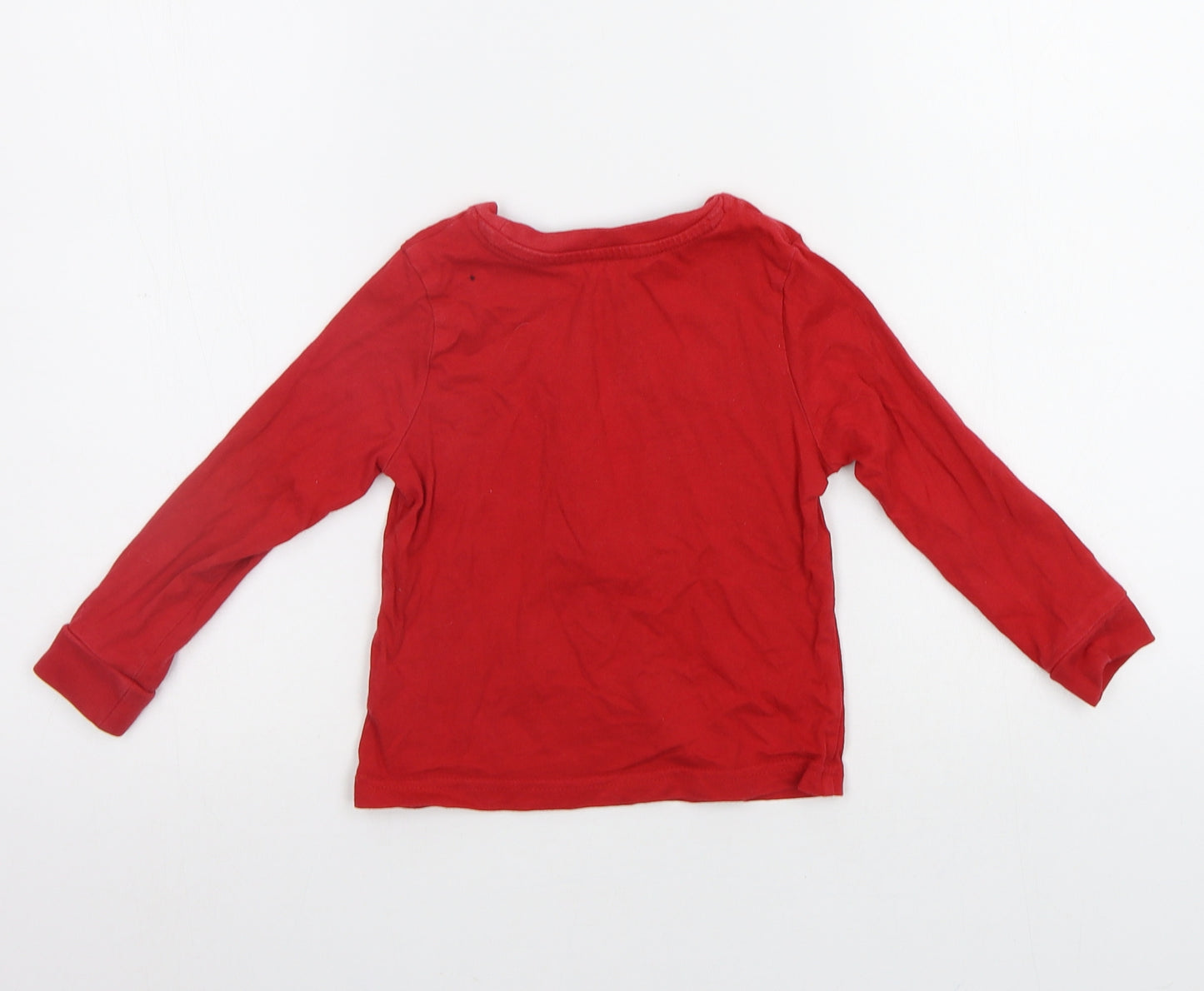 George Boys Red   Basic T-Shirt Size 2-3 Years  - Queen's Guard
