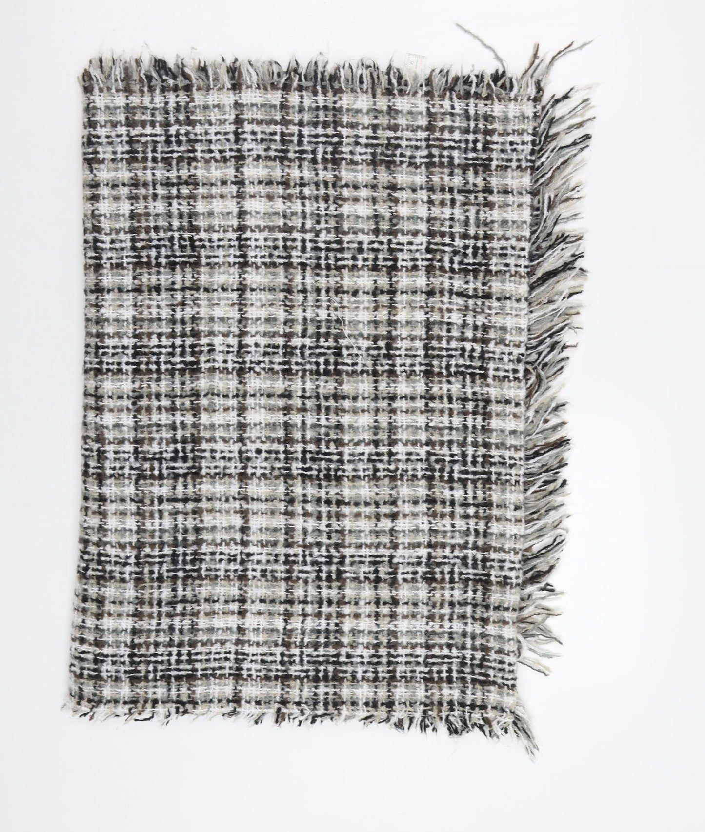 Preworn Womens Grey Check   Shawl/Wrap