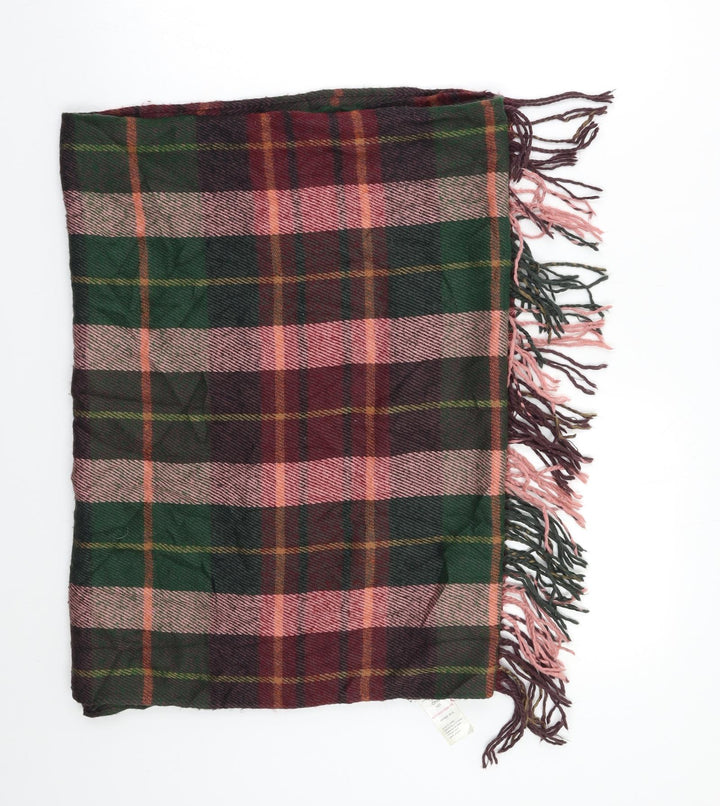 Peacocs Womens Purple Check   Shawl/Wrap