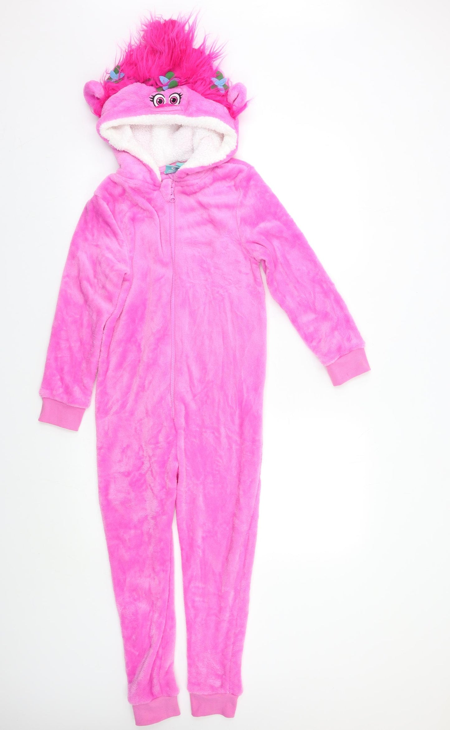 Trolls Girls Pink    Bodysuit Size 8-9 Years  - Troll Onesie