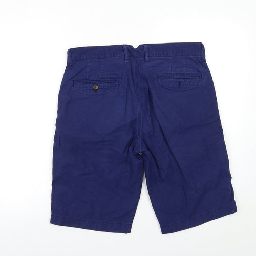MUDO Mens Blue   Chino Shorts Size 34