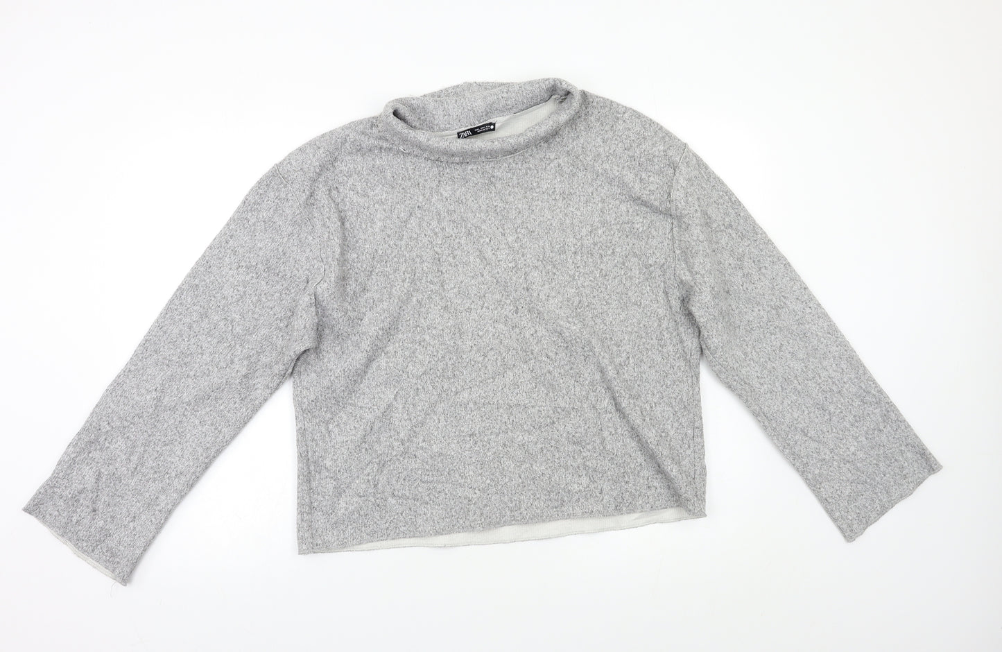 Zara Womens Grey   Pullover Jumper Size L