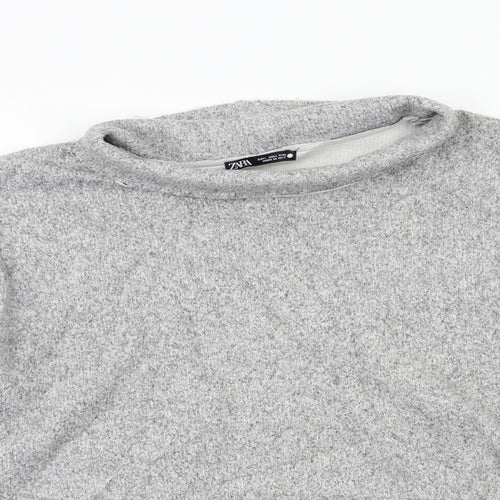 Zara Womens Grey   Pullover Jumper Size L