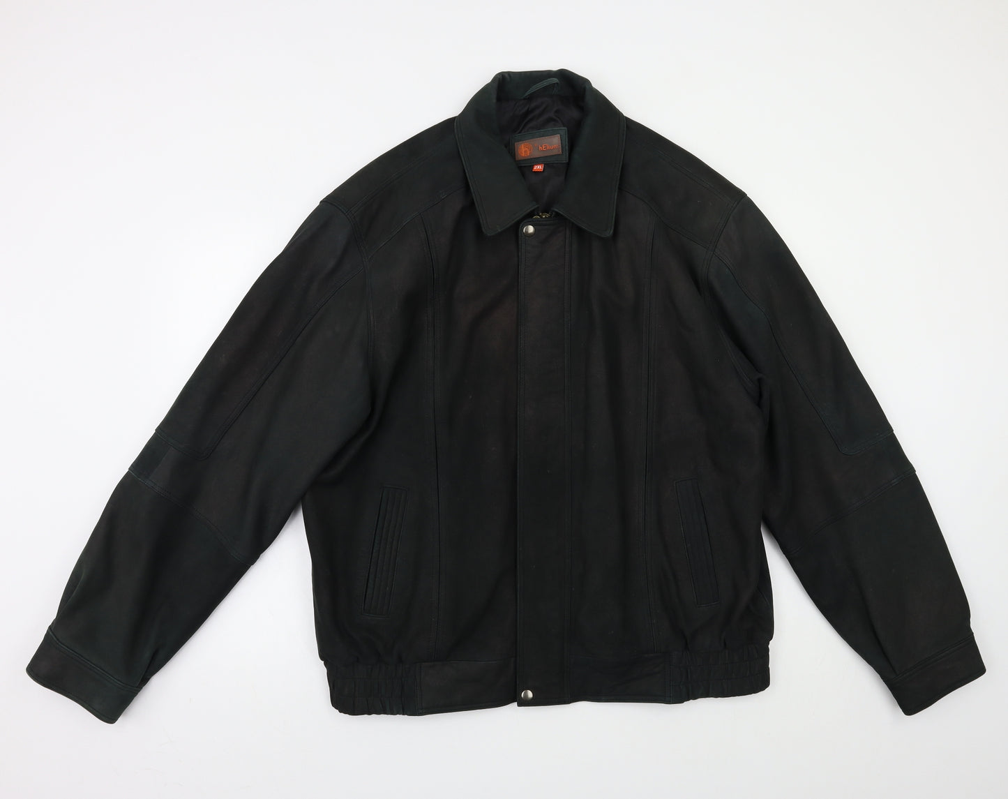 Helium Mens Green   Motorcycle Jacket Coatigan Size XL