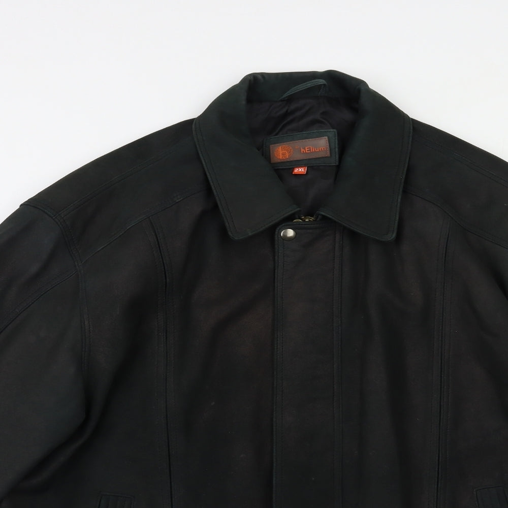 Helium Mens Green   Motorcycle Jacket Coatigan Size XL