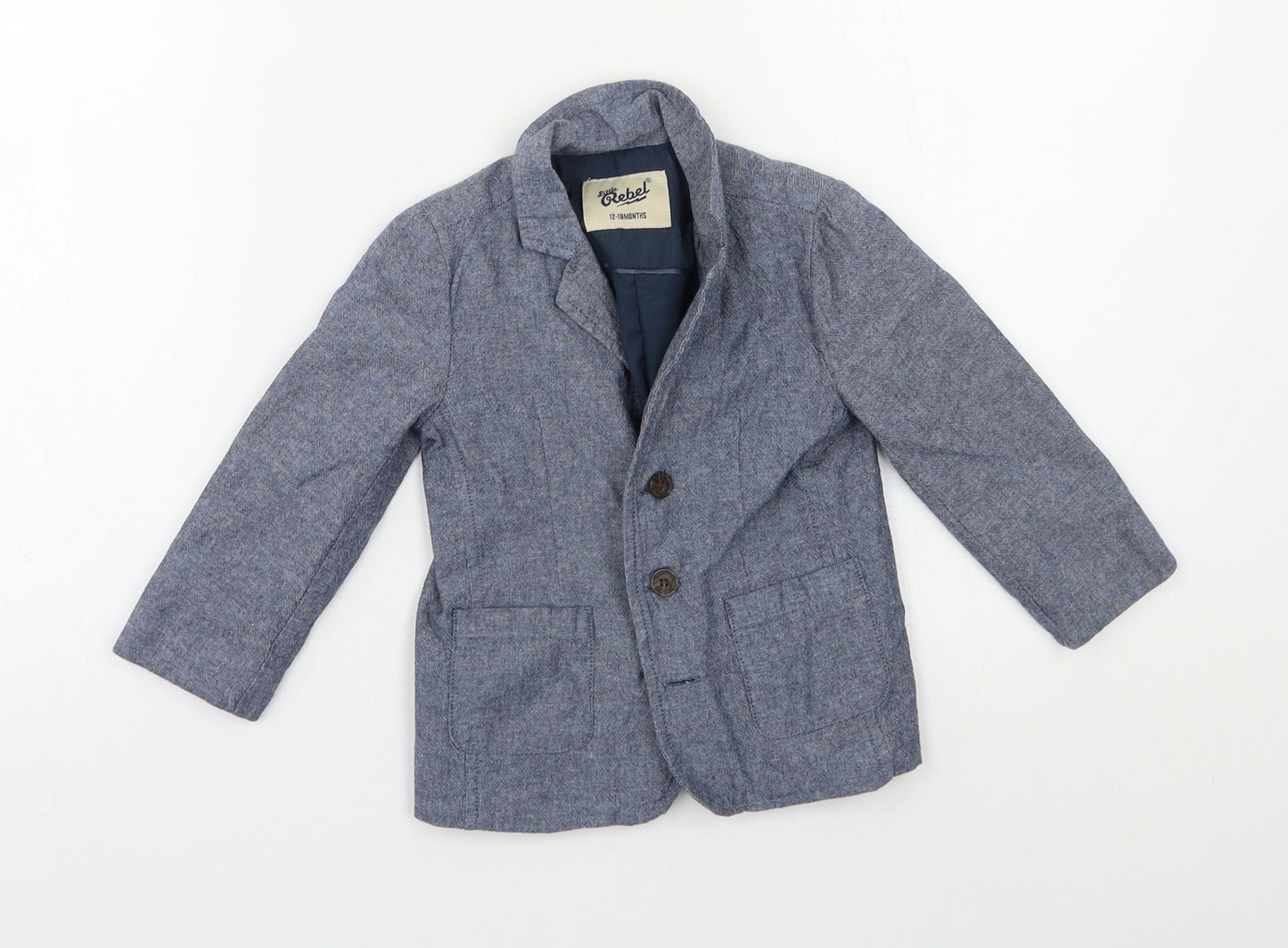 Little Rebel Baby Grey   Jacket Blazer Size 12 Months