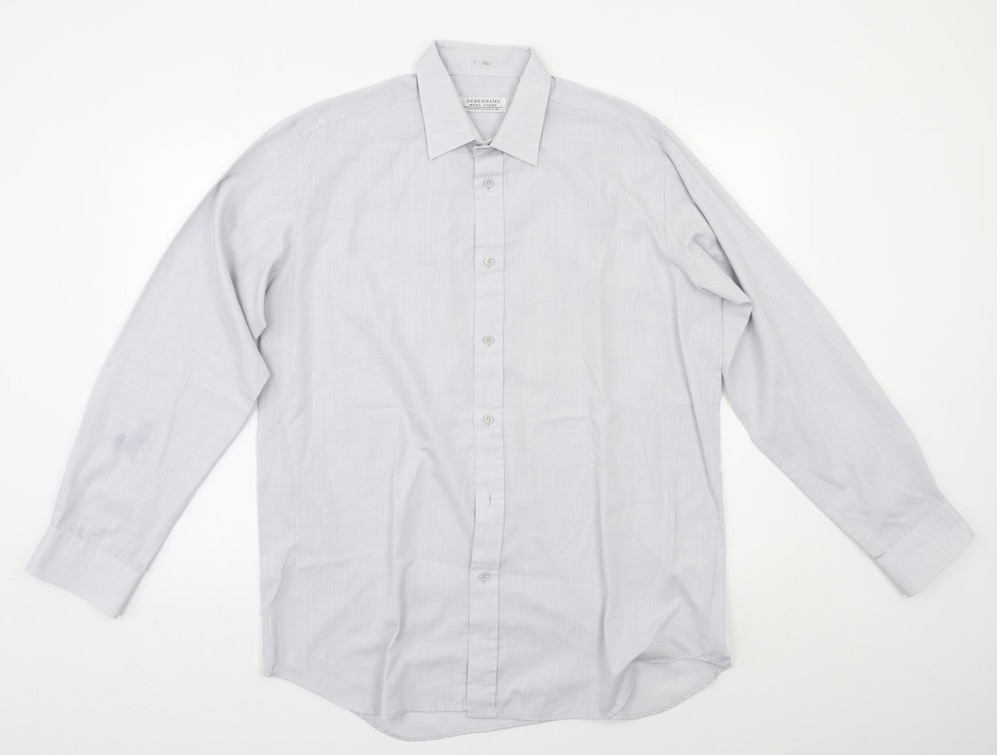 Debenhams Mens Grey    Dress Shirt Size 16.5