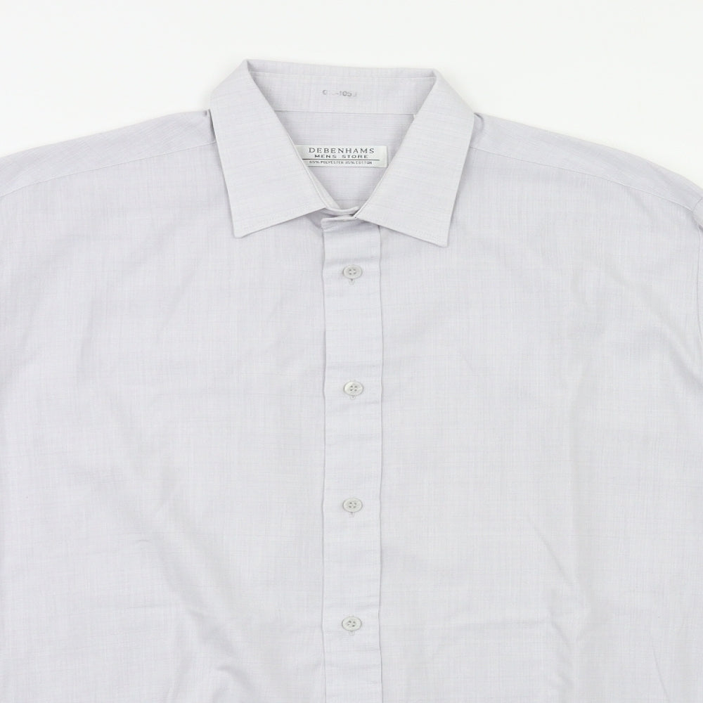 Debenhams Mens Grey    Dress Shirt Size 16.5