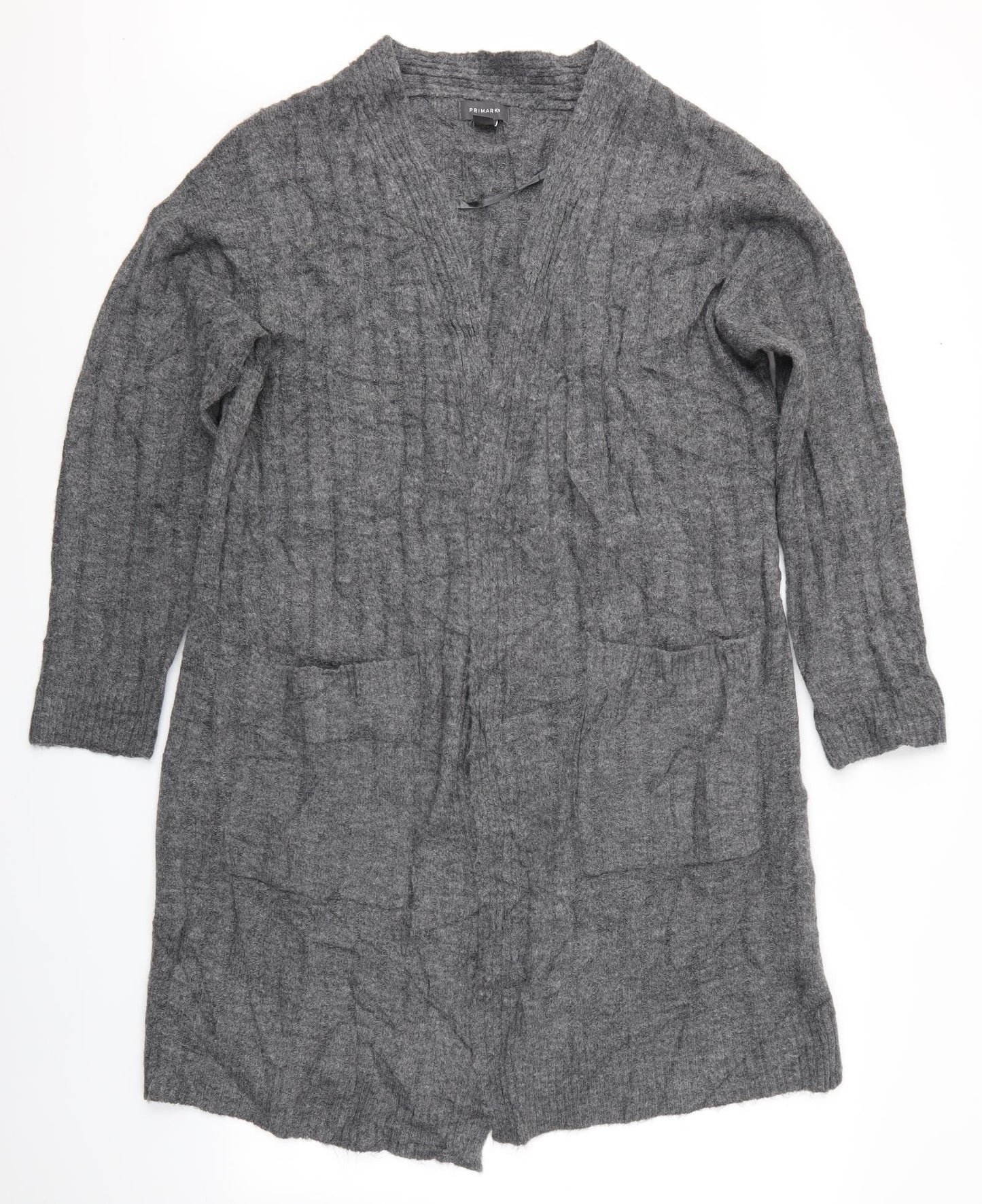Primark Womens Green   Cardigan Jumper Size M  - Longline Cardigan