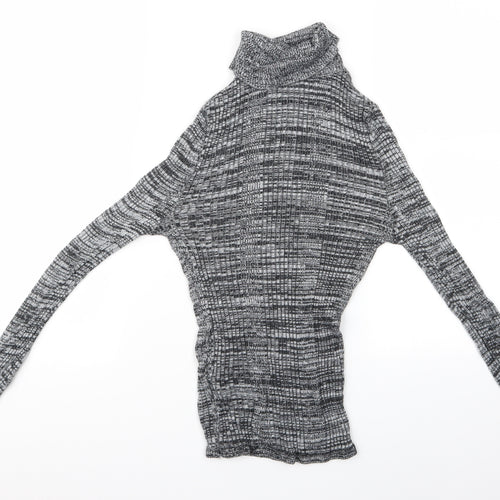 Topshop Womens Multicoloured Houndstooth  Pullover Jumper Size 6  - Topshop