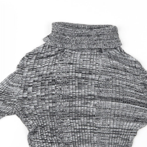 Topshop Womens Multicoloured Houndstooth  Pullover Jumper Size 6  - Topshop