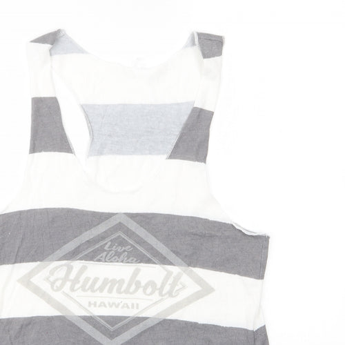Humbolt Womens Multicoloured Striped  Basic T-Shirt   - Humbolt