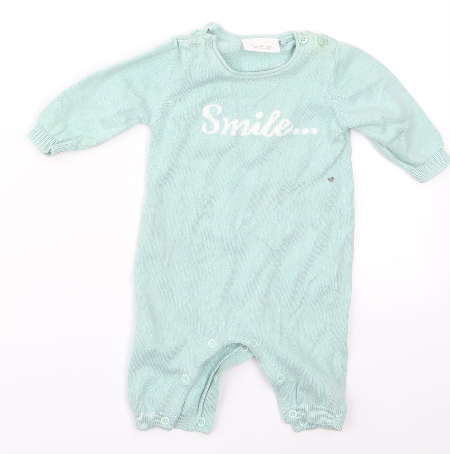 NEXT Girls Green   Romper One-Piece Size 0-3 Months  - Next
