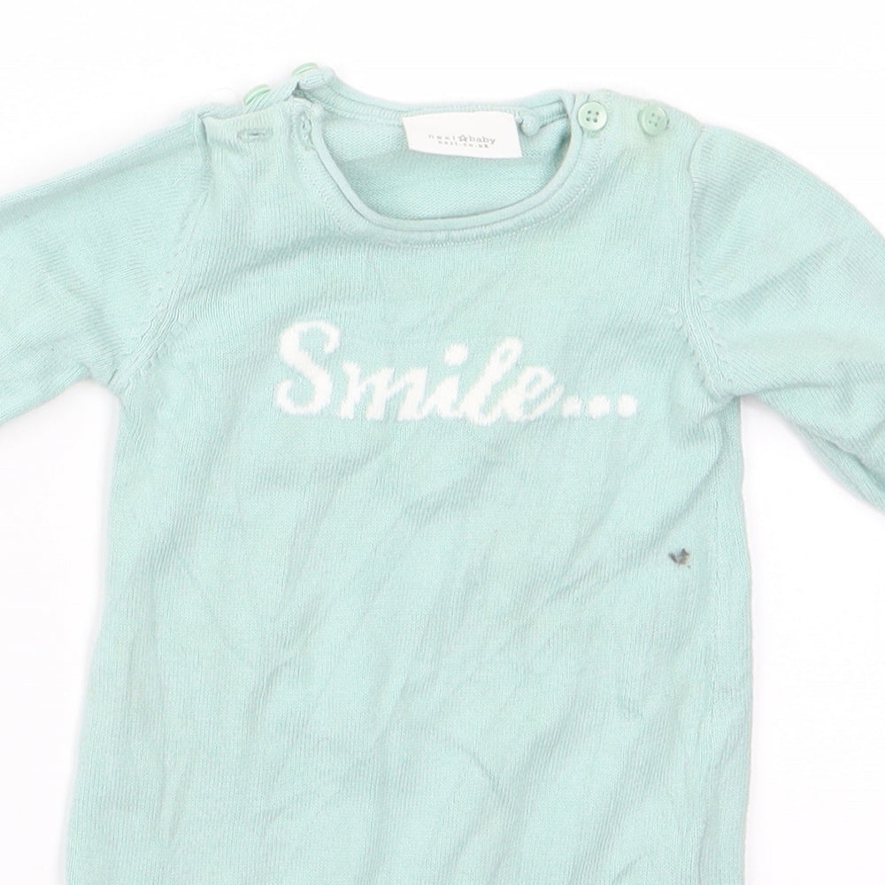 NEXT Girls Green   Romper One-Piece Size 0-3 Months  - Next