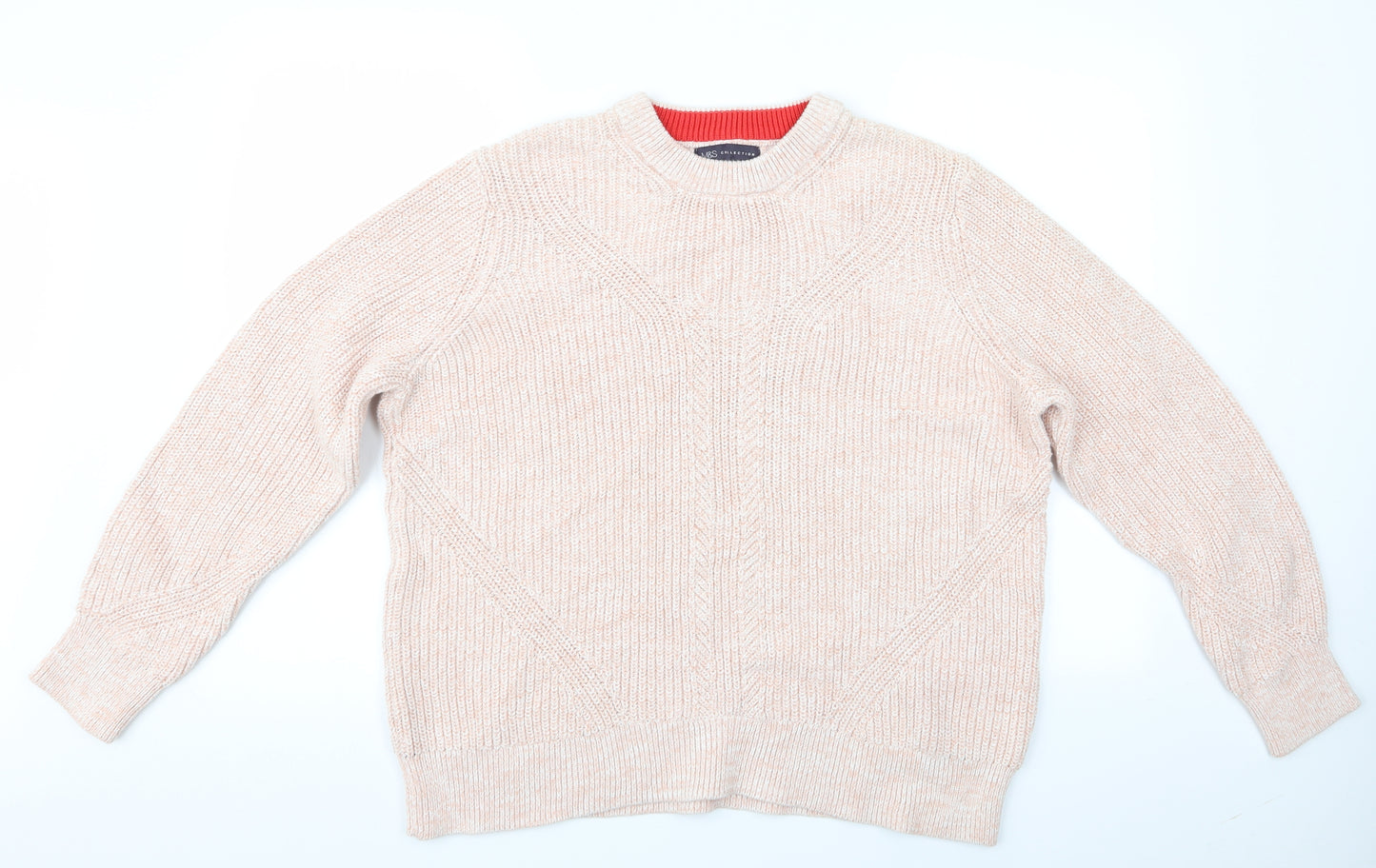 Marks and Spencer Womens Pink   Pullover Jumper Size XL  - Marks and Spencer